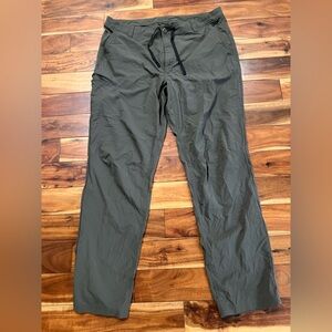 REI Men’s Hiking Pants Olive Green Lightweight 38 32